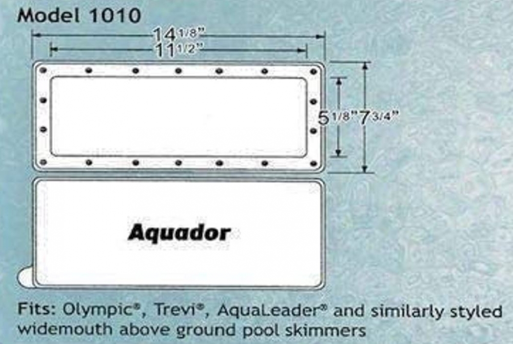 Aquador Wide Mouth Above Ground Skimmer Lid Only | Royal Swimming